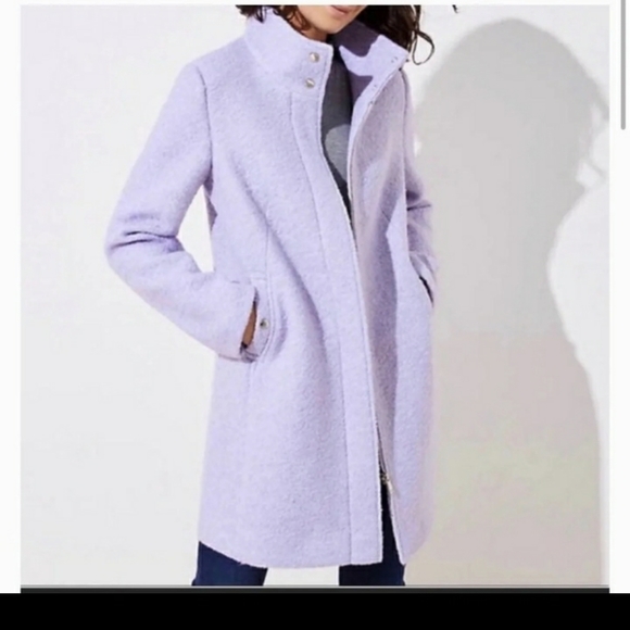 New Loft Plus Size Wool Coat - Picture 3 of 16